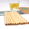 Bar Accessary Utensil Natural Disposable Bamboo Drinking Reusable Straws Bamboo Straw Peeled